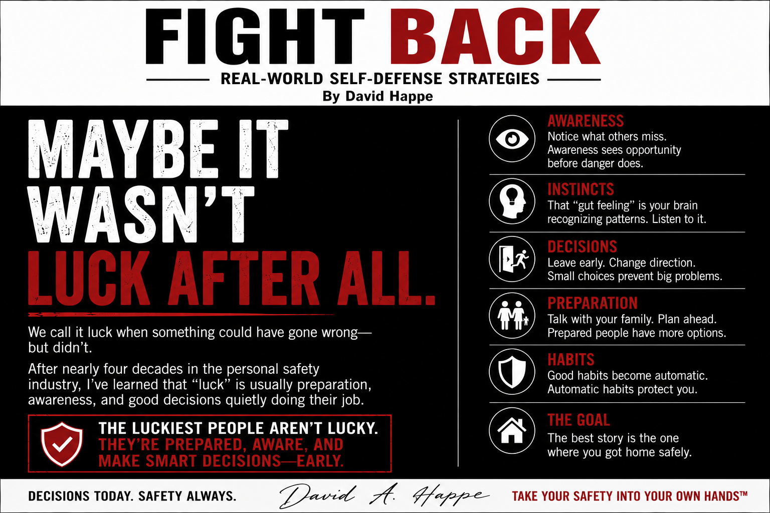 The Luckiest People I Ever Met Had One Thing in Common. They Didn't Call It Luck.