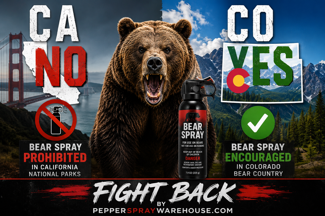 California Says "No" to Bear Spray. Colorado Says "Bring It."