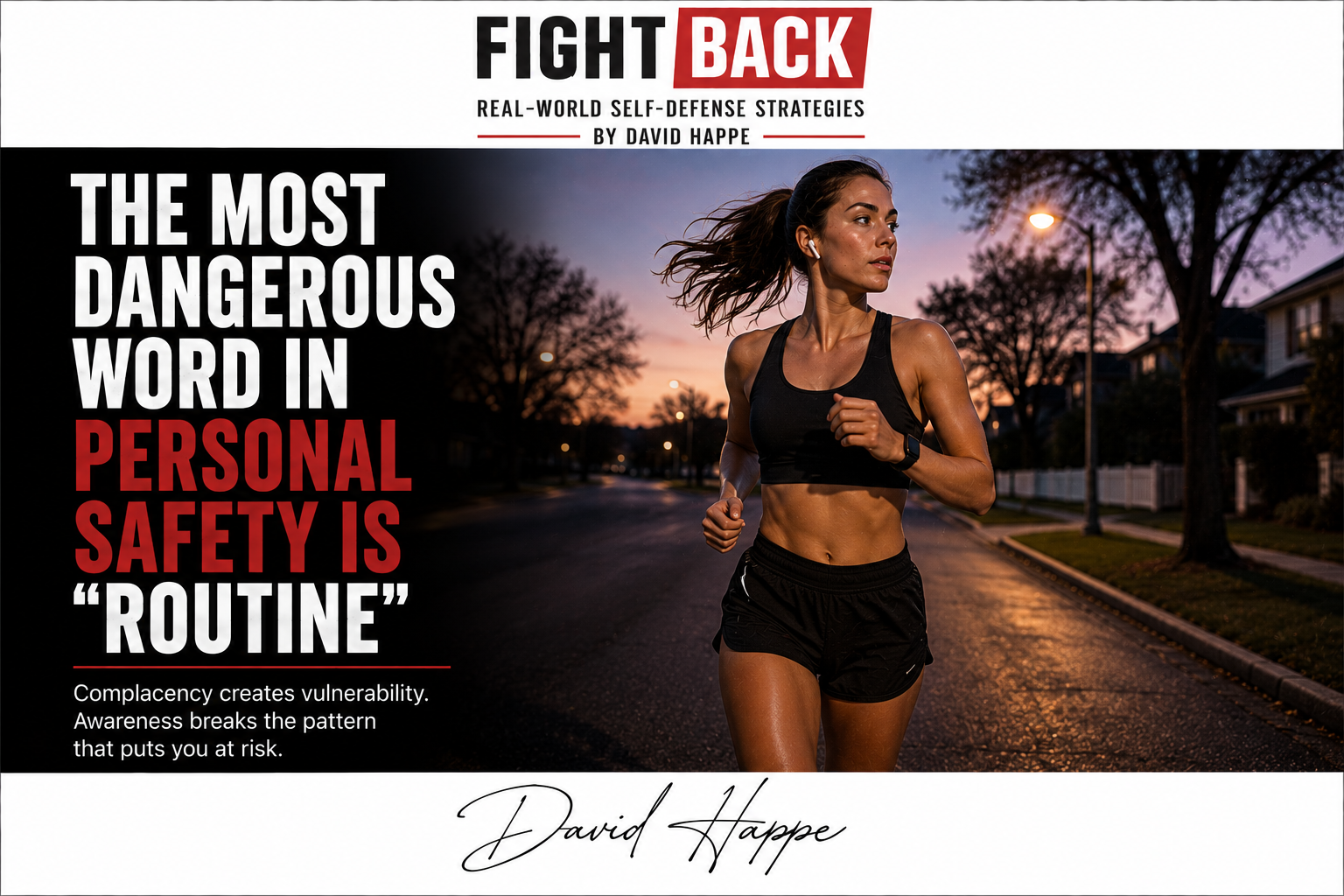 The Most Dangerous Word in Personal Safety Is "Routine"