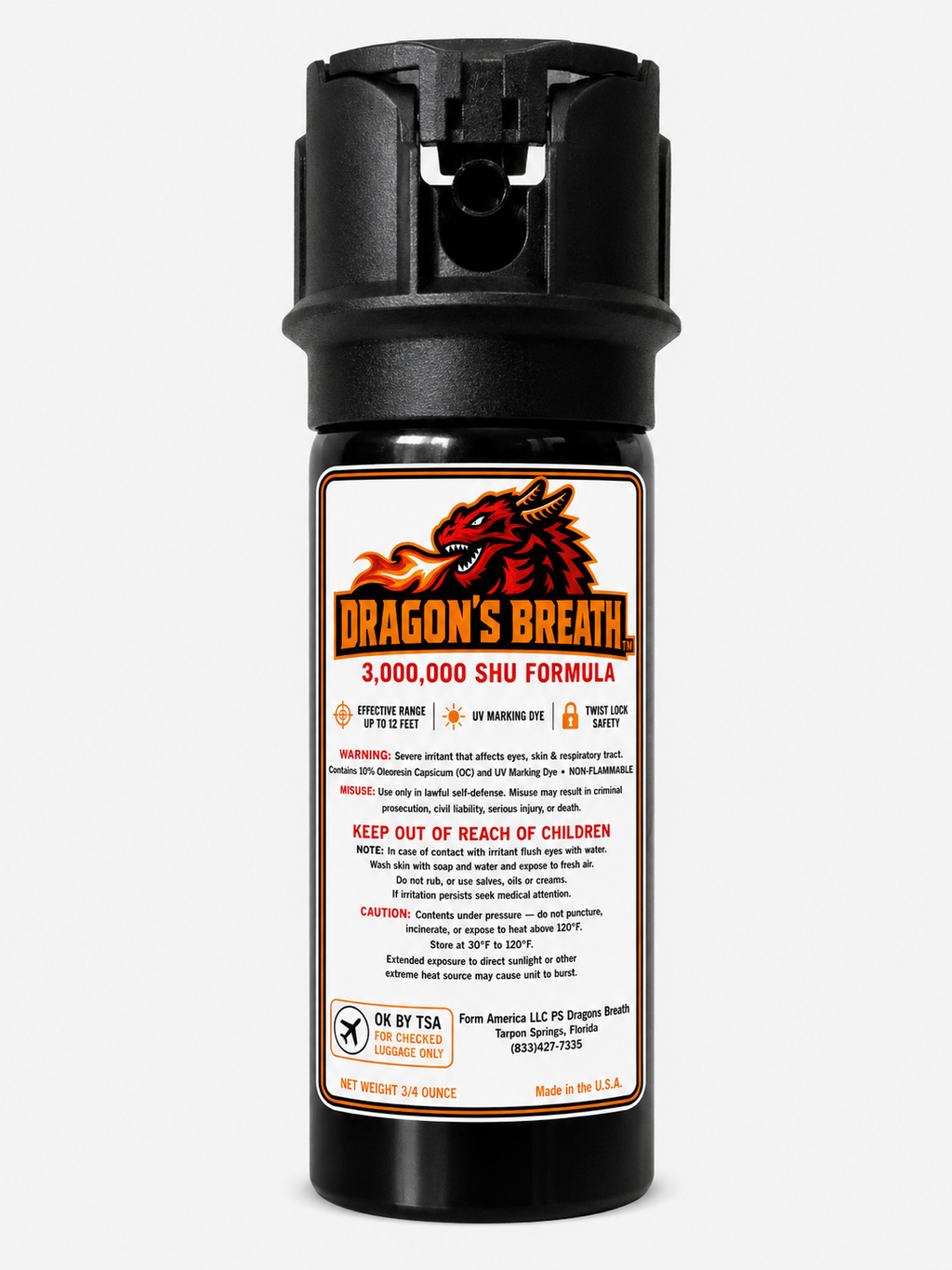 2OZ Dragon's Breath Pepper Spray™