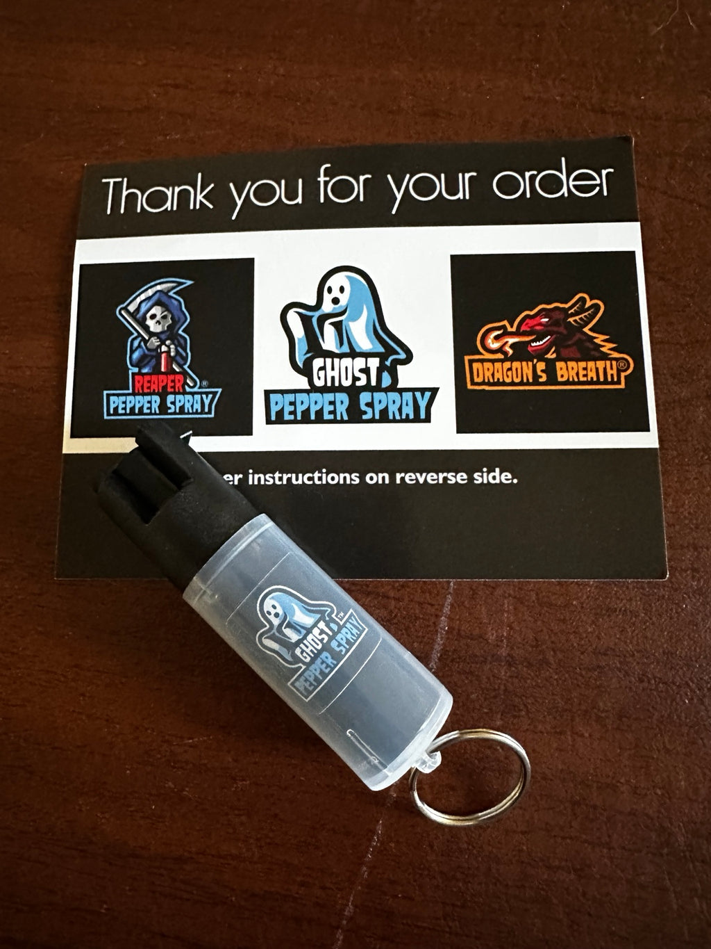 Ghost Pepper Spray™ — Maximum Strength OC Pepper Spray Self-Defense, 1/2 oz