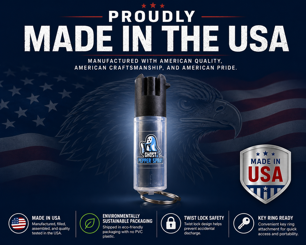 Ghost Pepper Spray™ — Maximum Strength OC Pepper Spray Self-Defense, 1/2 oz