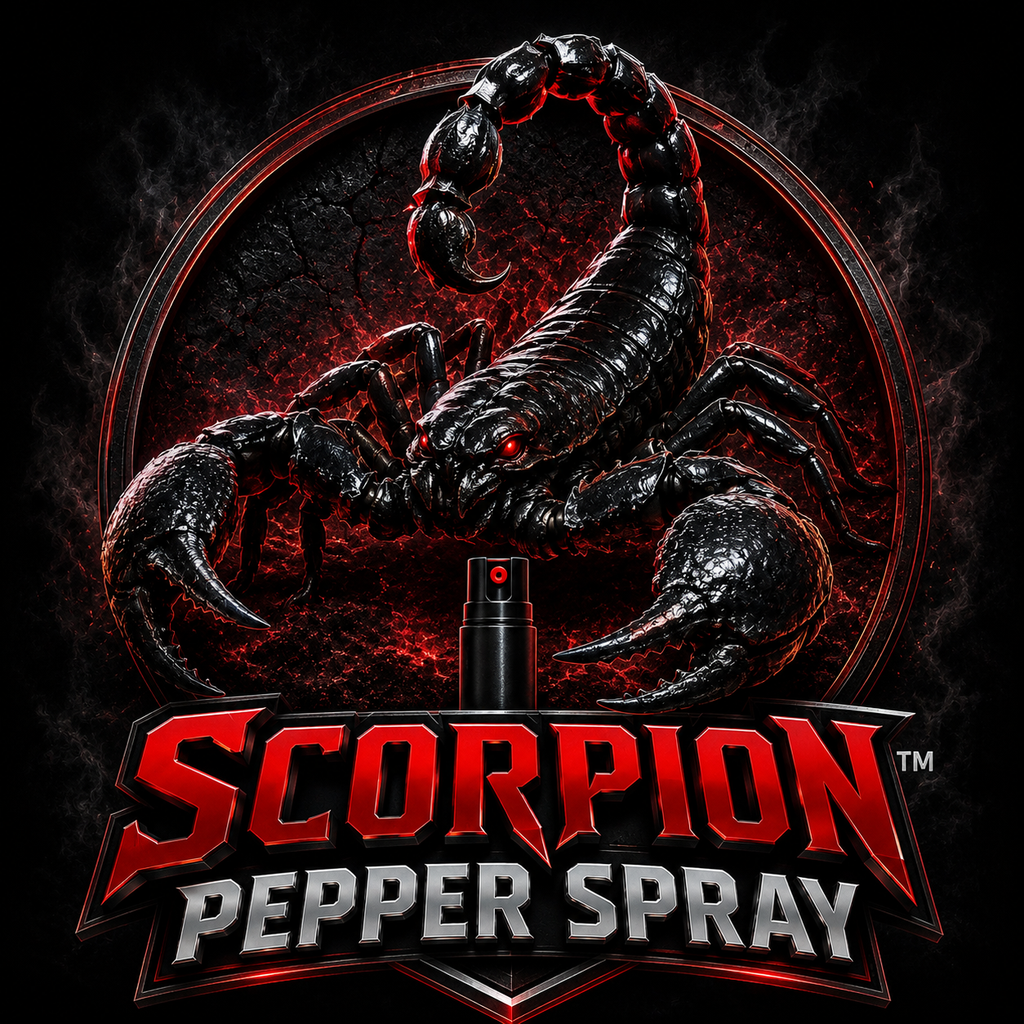 Scorpion Pepper Spray™ with OC + CS Tear Gas — Wearable, 3/4 oz, OC + Tear Gas